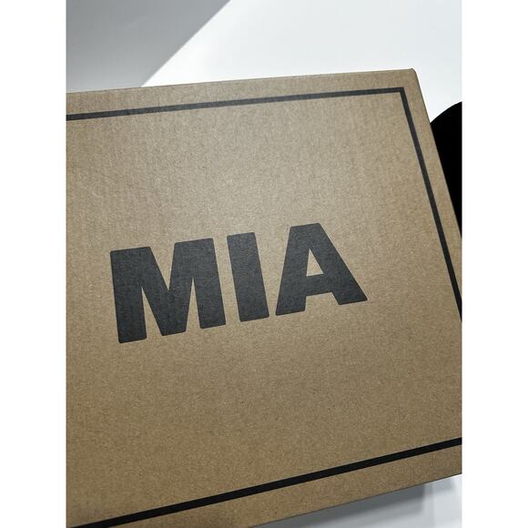 MIA Black Knit Shelbi Ankle Boots Women’s Size 6.5 With Box - Picture 5 of 7